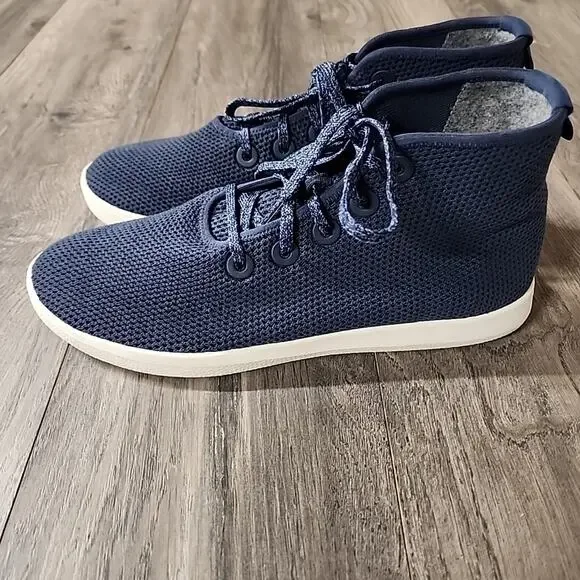 Allbirds Mens Tree Toppers Blue High Top Casual Shoes Sneakers Size 12 - Picture 4 of 8